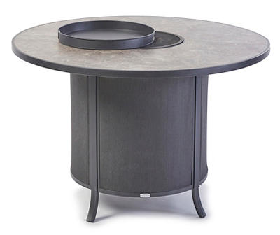 53.93" Thornwood Tile High Dining Fire Pit Table