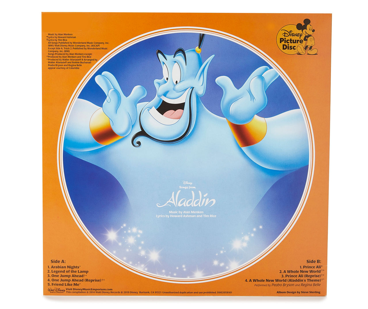 Various Artists - Songs From Aladdin Vinyl | Big Lots