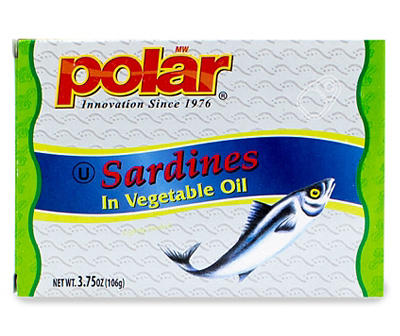 Sardines in Oil, 3.75 Oz.