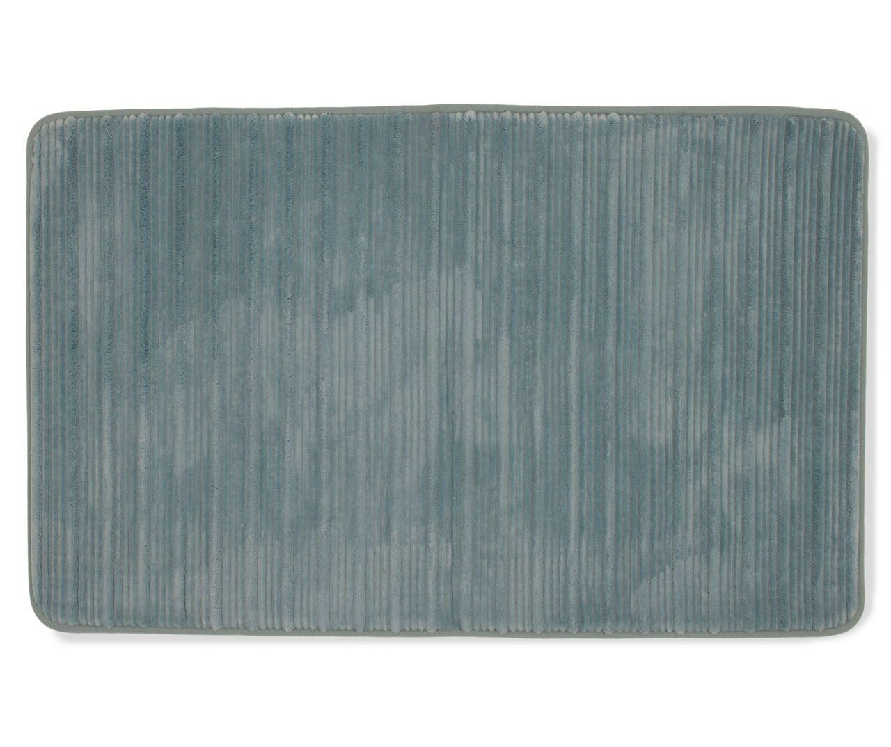 Denim Blue Stripe Memory Foam Bath Mat Big Lots