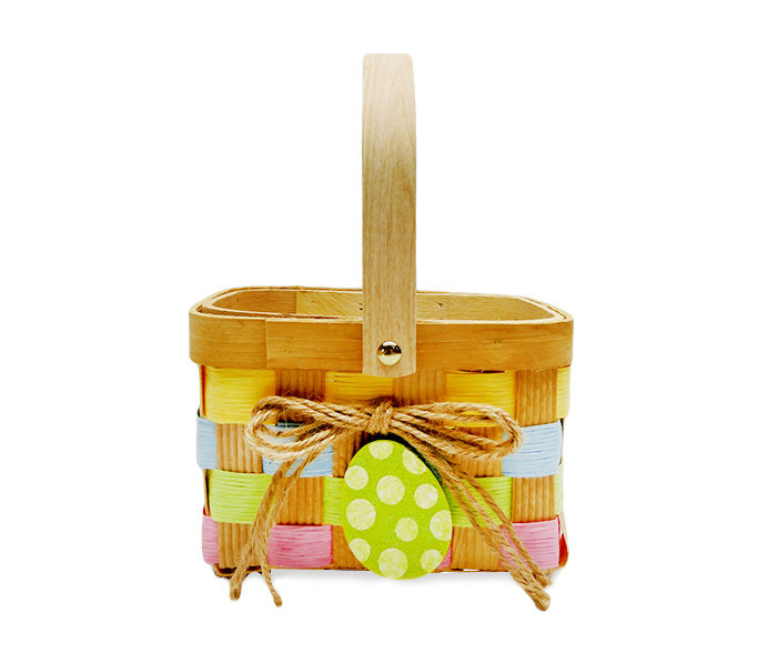 Rectangle Wood Easter Basket Big Lots