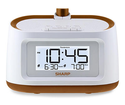 Digital Projection Dual Alarm Clock