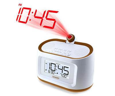 Digital Projection Dual Alarm Clock