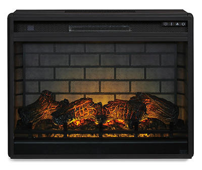 FIREPLACE INSERT BLK ELECTRIC