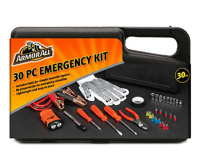 30-Piece Roadside Emergency Kit