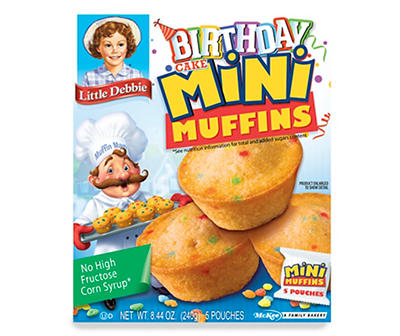 Little Debbie Birthday Cake Mini Muffins, 5-Pack