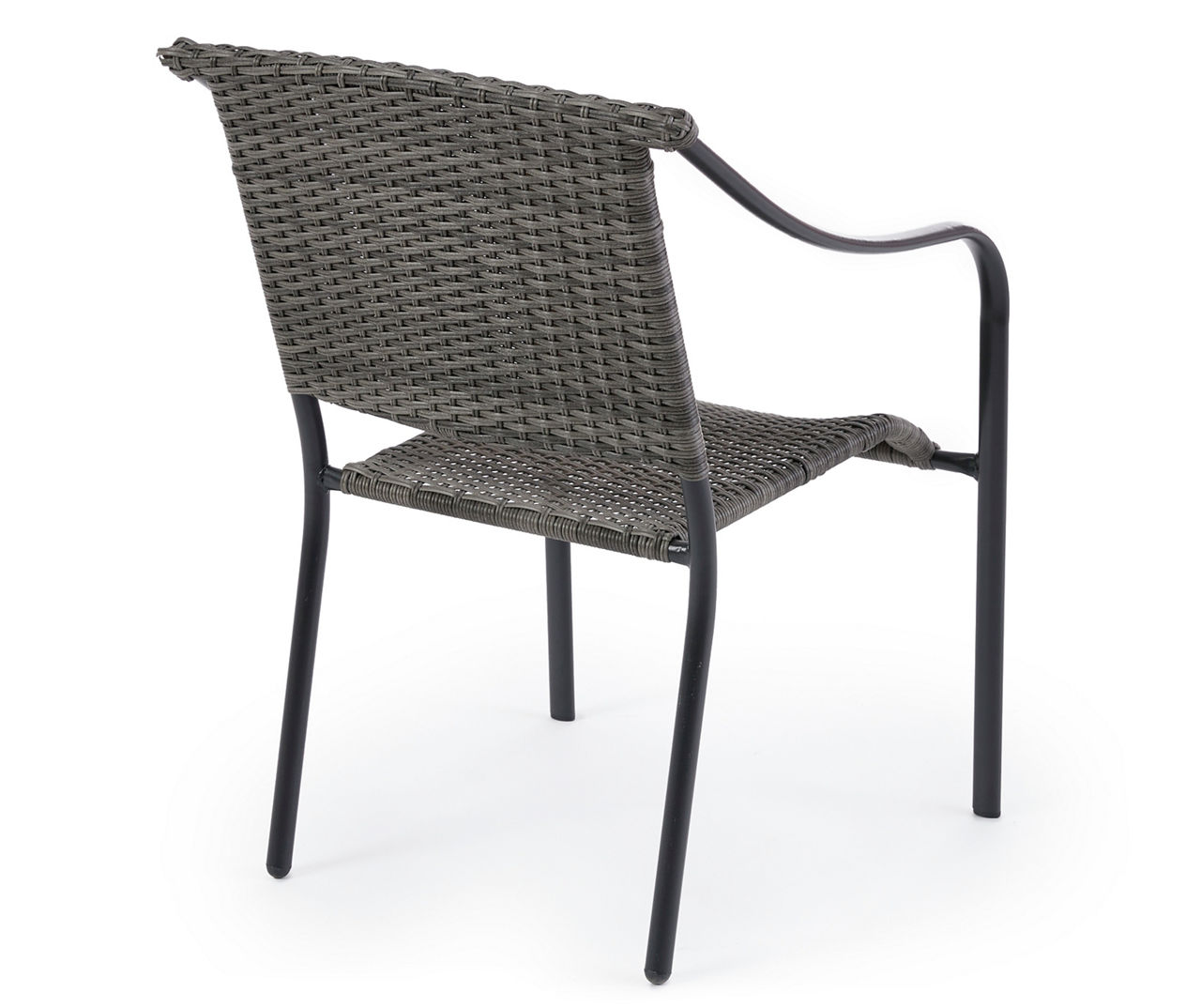 Real Living Gray All Weather Wicker Outdoor Chair Big Lots