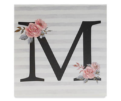 "M" Bloom Monogram Canvas