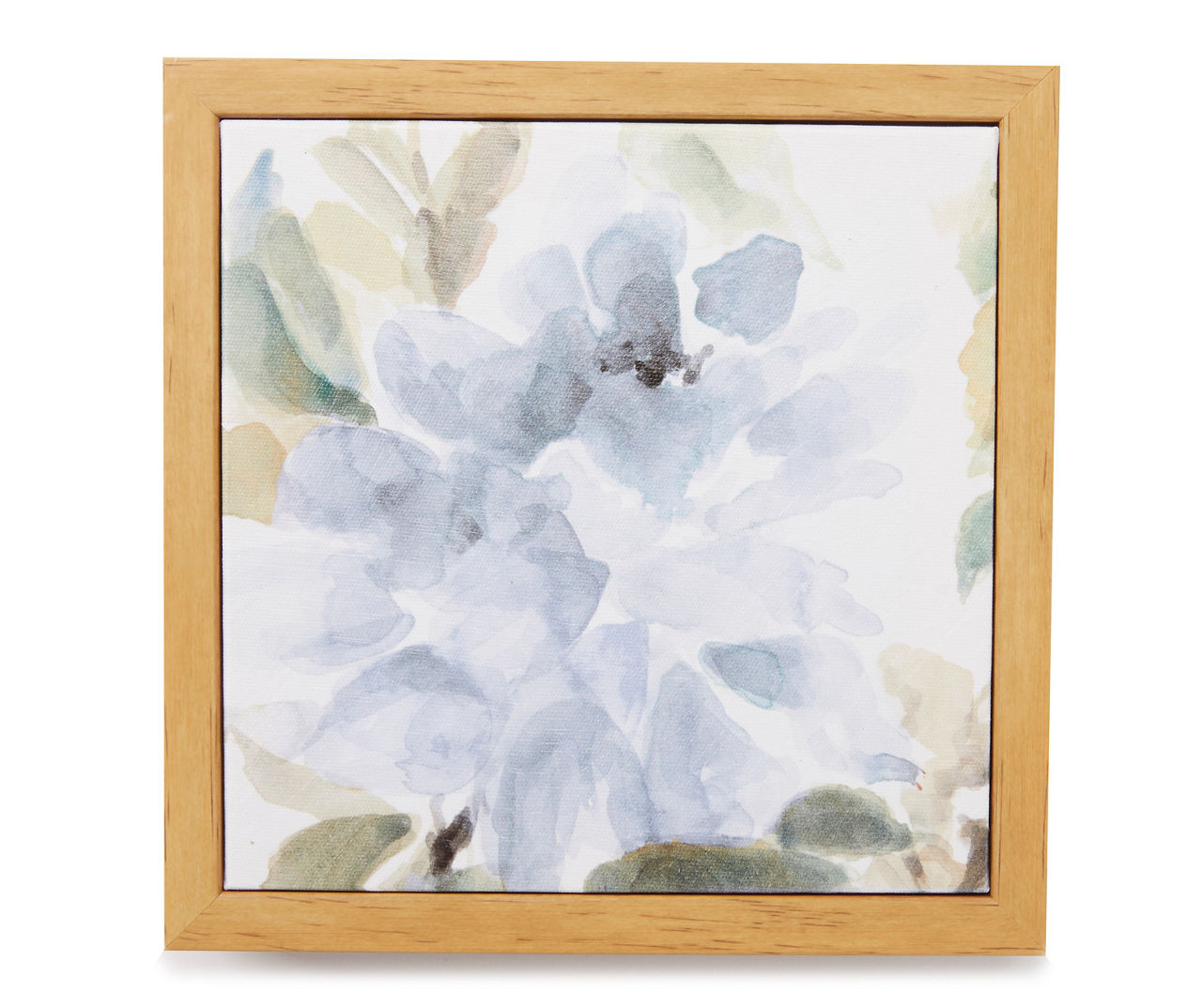 Periwinkle Floral Framed Canvas | Big Lots