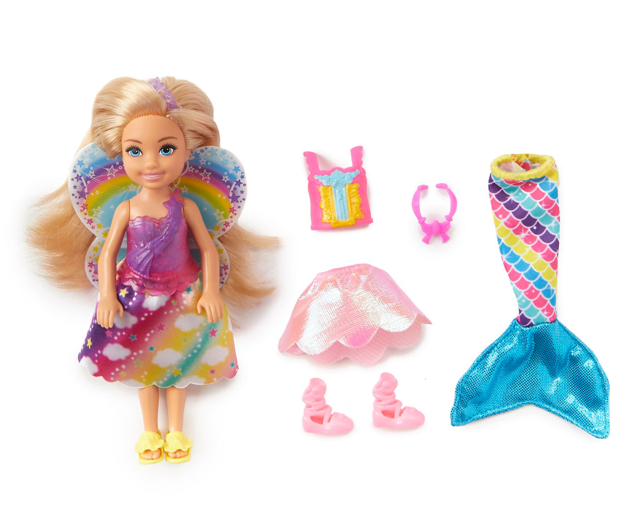 Barbie Dreamtopia Chelsea Fairytale Dress-Up Doll Set | Big Lots