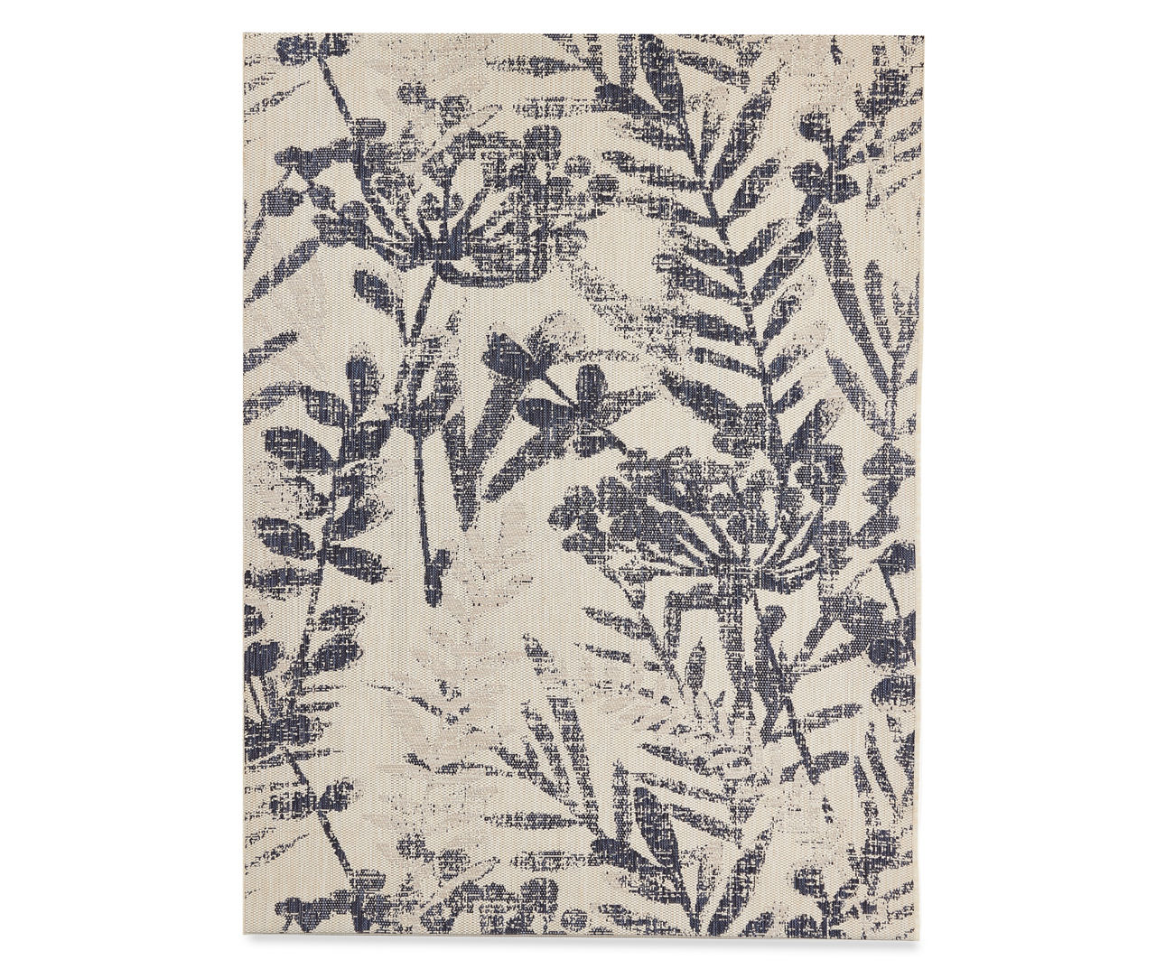 Broyhill Broyhill Blue & Gray Floral Indoor/Outdoor Area Rug Big Lots