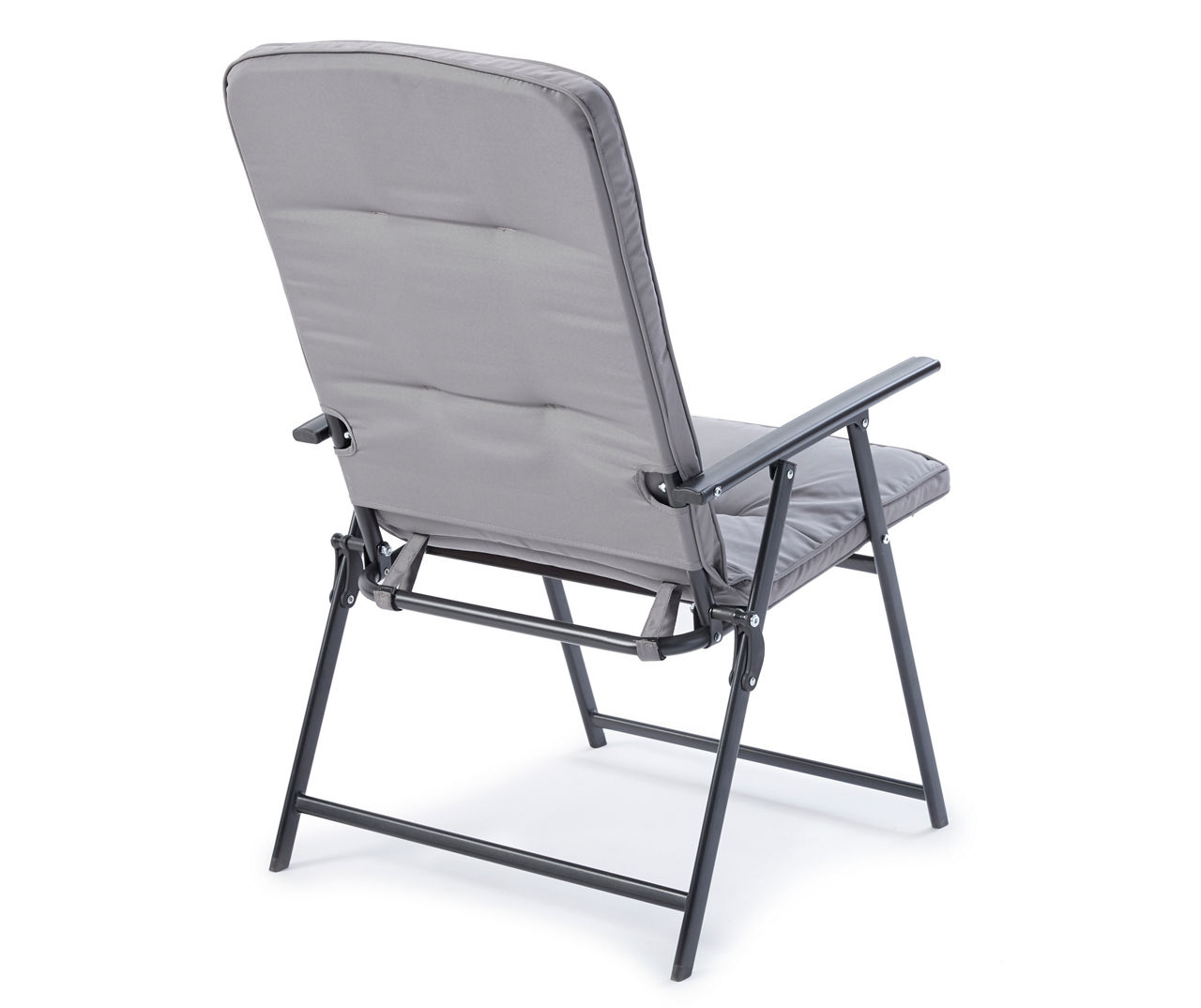 Real Living Dark Gray Padded Folding Chair Big Lots