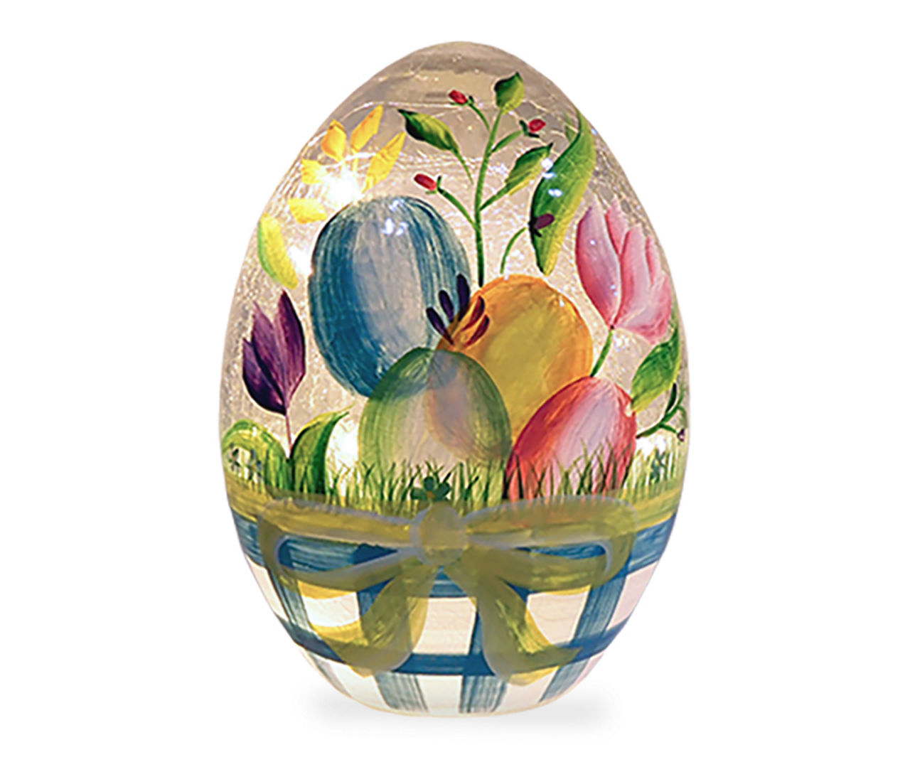 Easter LED Crackle Glass Decor | Big Lots