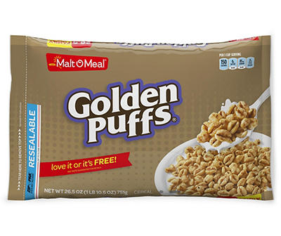 Golden Puffs Cereal, 26.5 Oz.