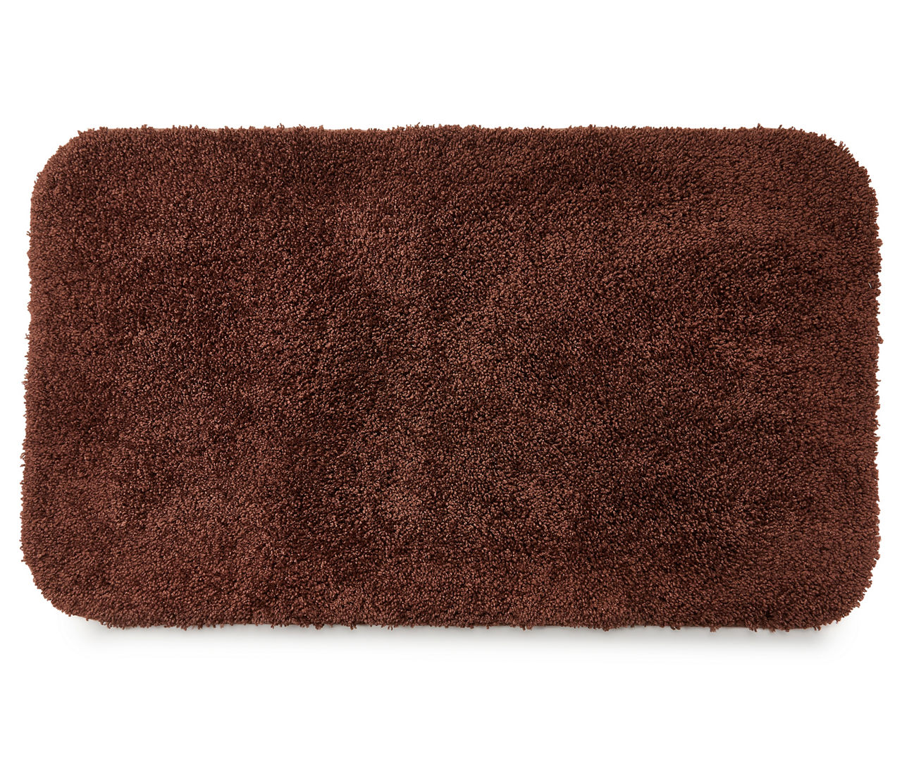 Dark Brown Bath Rug, (20" x 34")