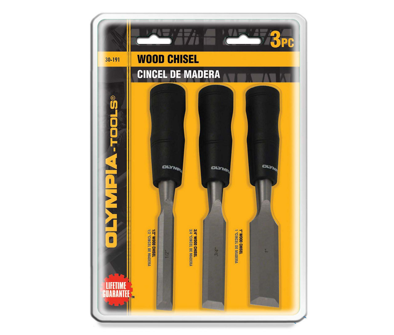 Olympia-Tools 3-Piece Wood Chisel Set