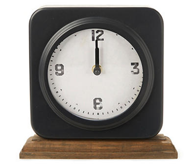 Black Modern Tabletop Clock