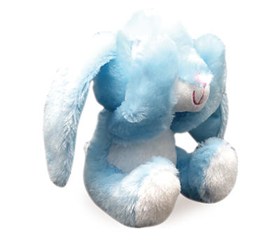 Blue Squeezable Peekaboo Bunny Plush