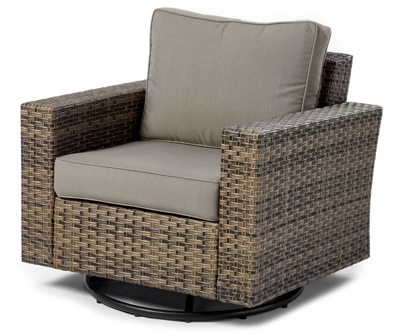 Wicker discount swivel glider