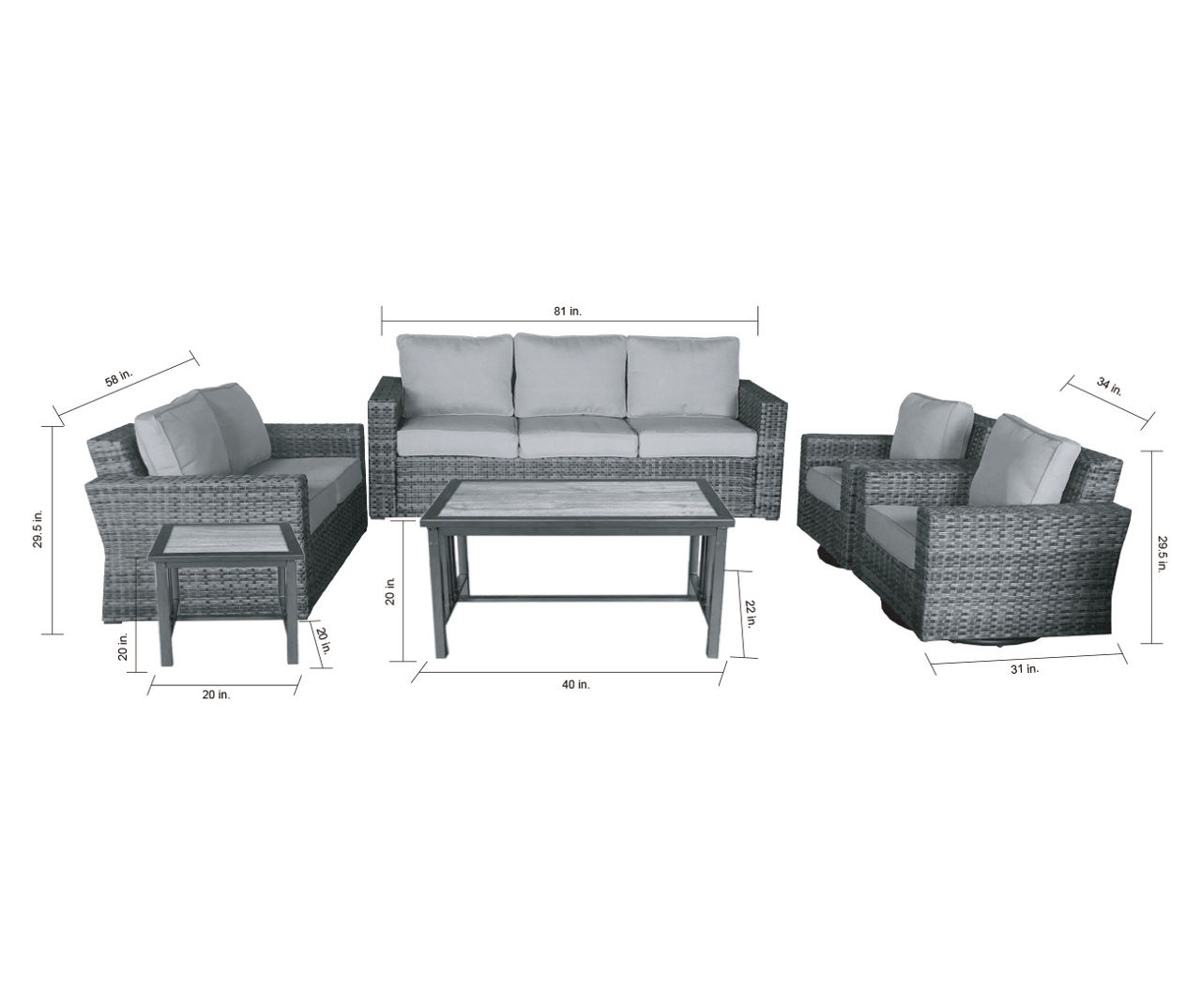 Broyhill eagle brooke swivel glider new arrivals