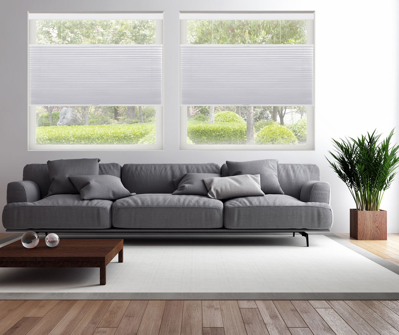 White Blackout TopDown BottomUp Cordless Cellular Shade Big Lots