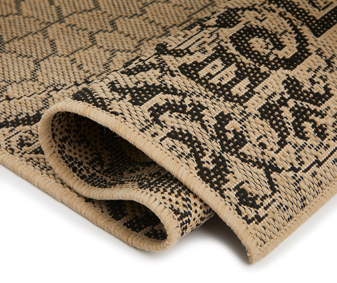 Oakmont Tan Outdoor Area Rug, (4'11" x 7')