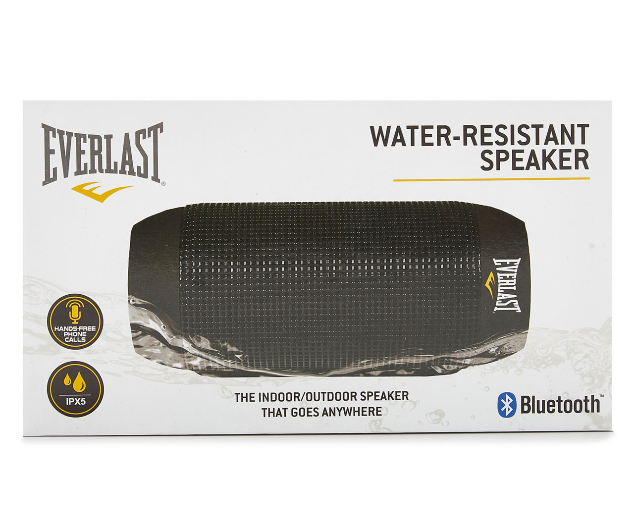 Everlast bluetooth speaker cheap water resistant