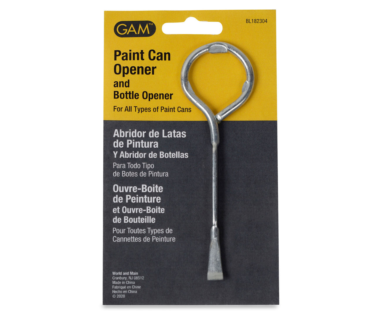 Paint Can & Bottle Opener - Green Building Supply