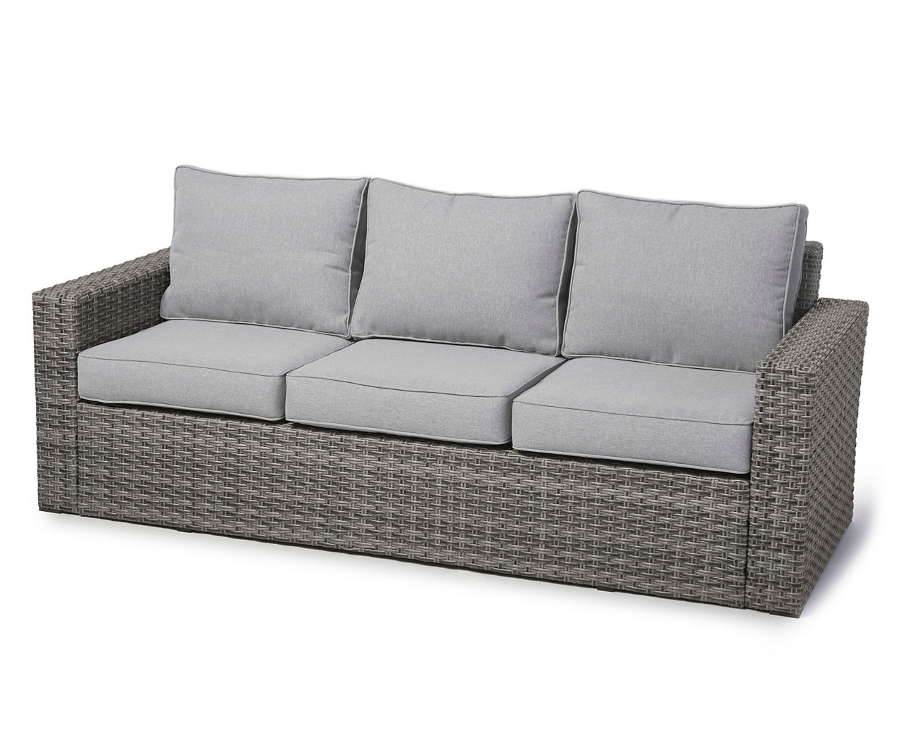 Gray wicker sofa new arrivals