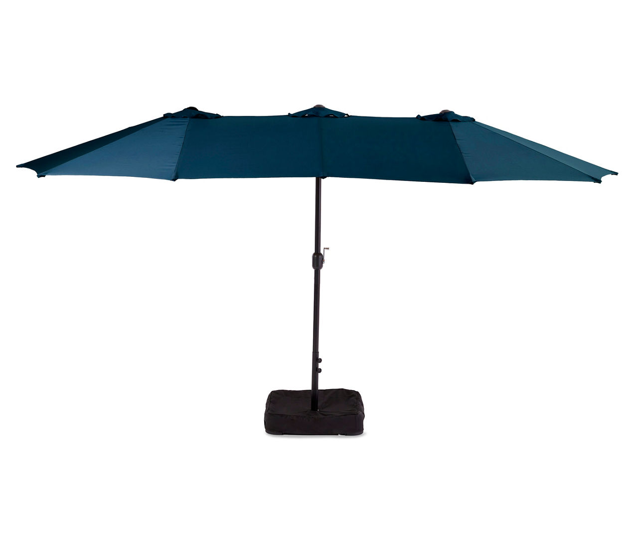 15' Legion Blue Triple Vent Patio Umbrella with Base