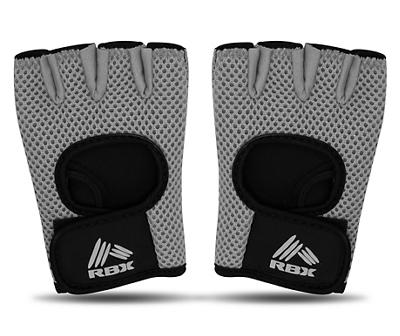 Men's Charcoal Large Gym Gloves