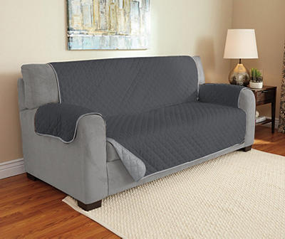 Gray Reversible Sofa Furniture Protector