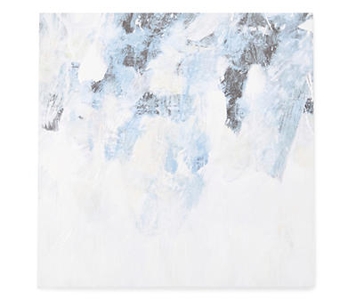 Blue Abstract Stretched Canvas