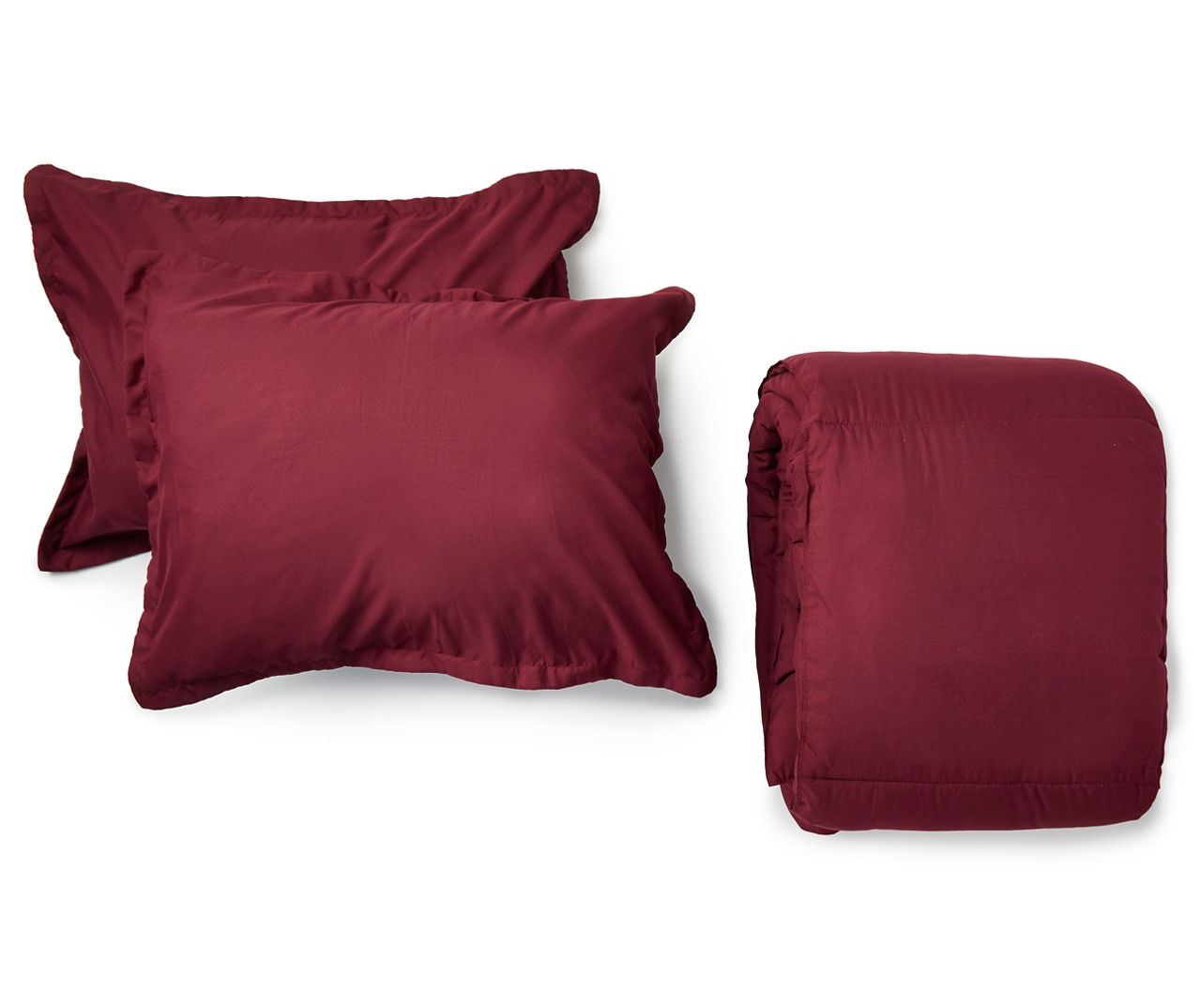 Serta Serta Burgundy 3Piece Comforter Set Big Lots