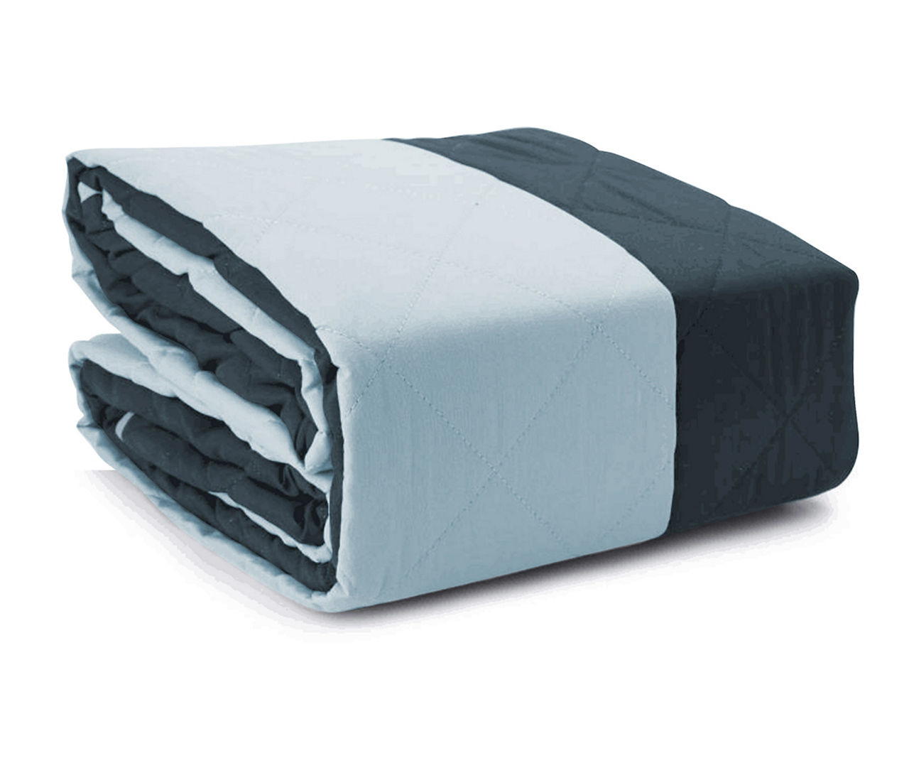 Navy & Light Blue Microfiber Reversible Sofa Furniture Protector