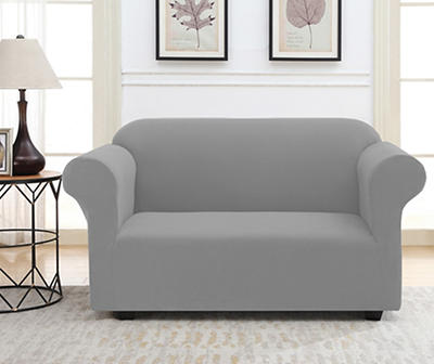 Gray Loveseat Sofa Slipcover