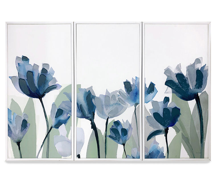 LV Bloom Blue Fashion Wall Art – Attica House