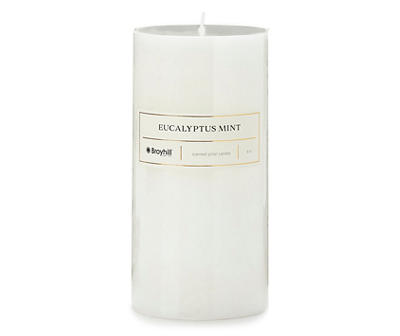 Eucalyptus Mint Pillar Candle, (6")