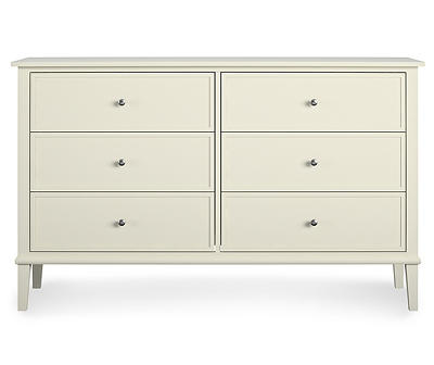 Somerville White 6-Drawer Dresser