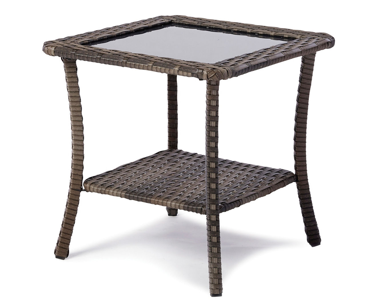 Wicker patio on sale end tables