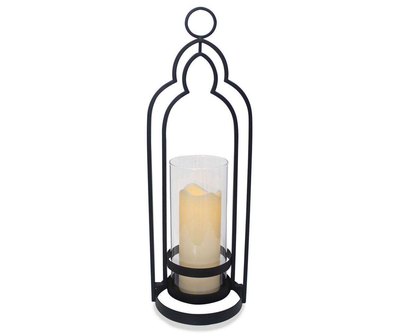 25" Arch LED Candle Lantern