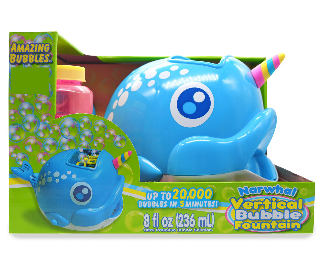 Narwhal Vertical Bubble Fountain