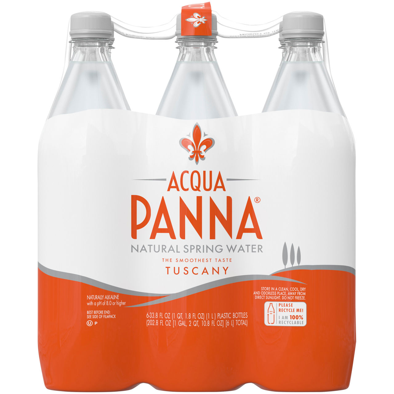 Acqua Panna Natural Spring Water, 6-Pack | Big Lots