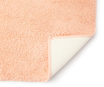 Details about   Meusch Vamonte Peach Bathroom Rug 23 5/8x23 5/8in Rug With Cut-Out 