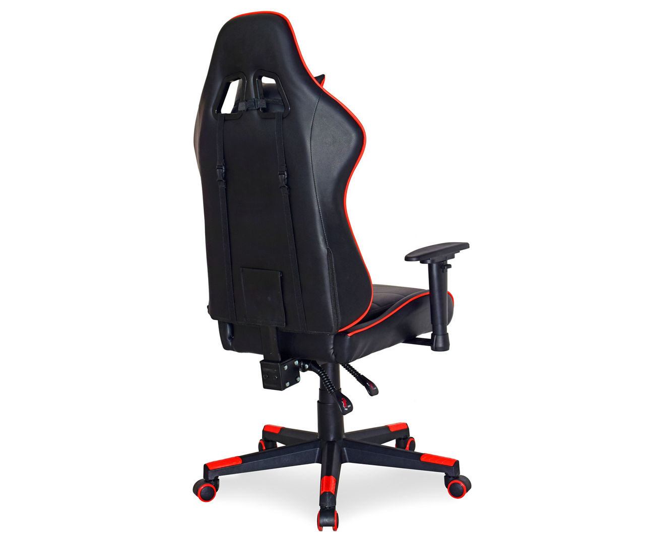 Momentum Furnishings Black Red Reclining Gaming Office Chair