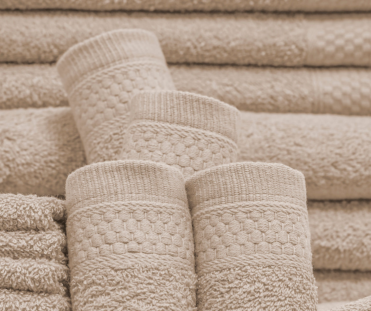 Taupe discount bath towels