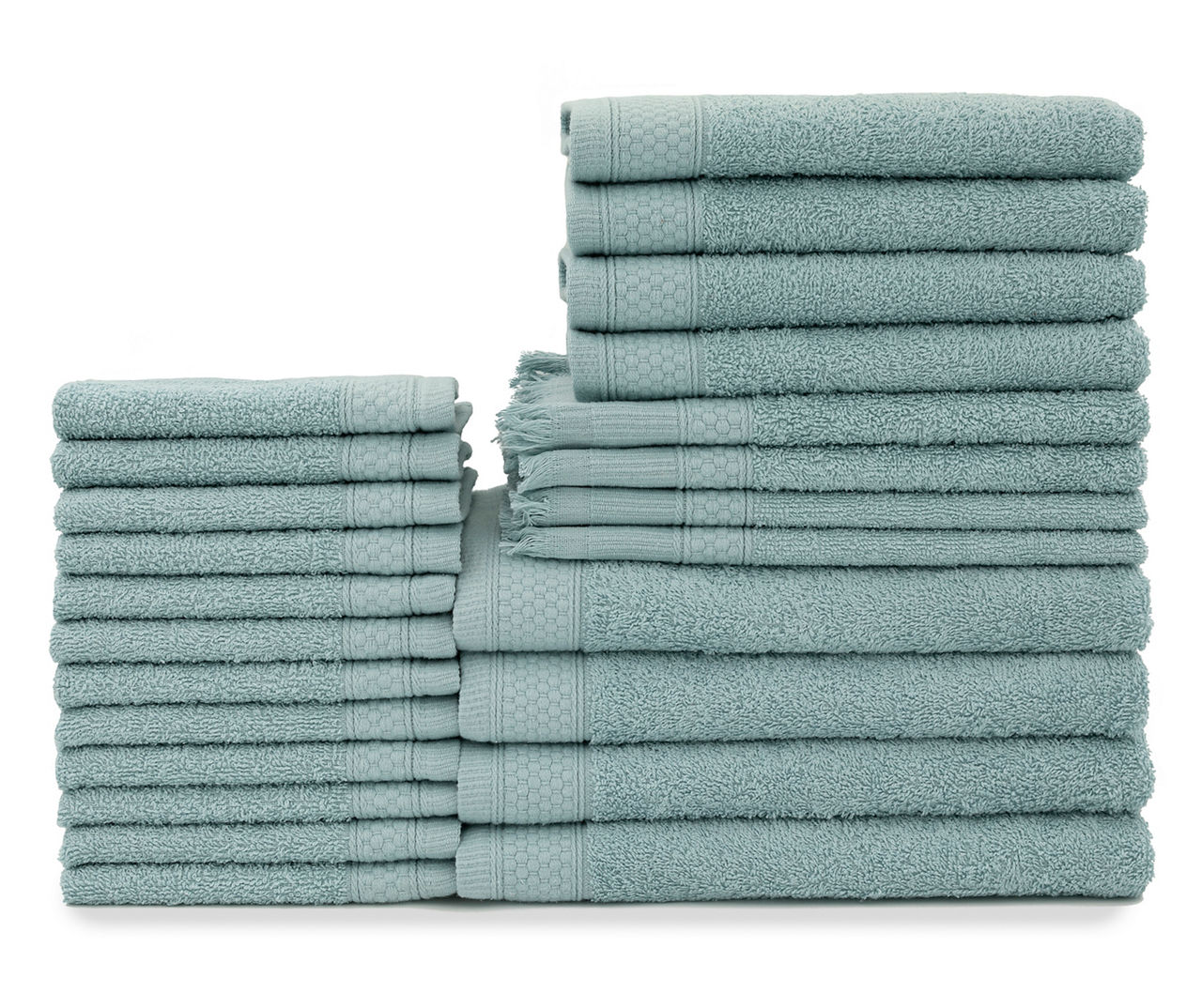 Blue Haze 24-Piece Towel Set