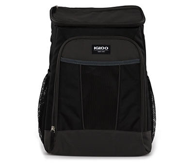 Gray 24-Can Cooler Backpack