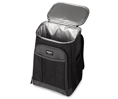 Gray 24-Can Cooler Backpack