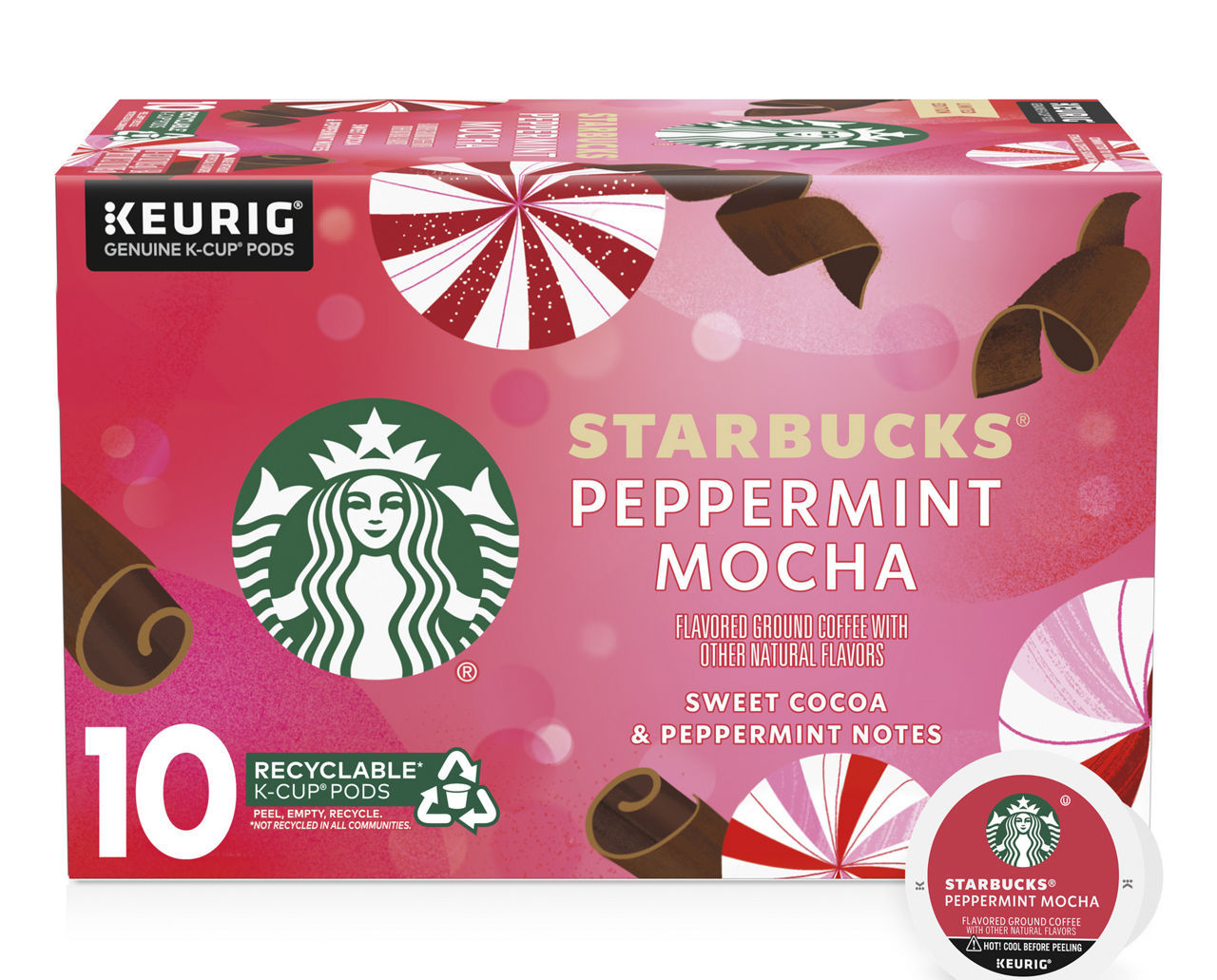 Starbucks Coffee Company Holiday Limited Edition Gingerbread Coffee K Cups Pods - 22 Count - 1 Box